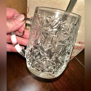 Vintage Princess House Crystal Fantasia Mug Set of 4 in original box